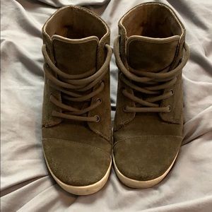 Toms Green Suede High Top